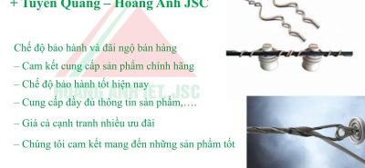 Bán dây buộc sứ trung thế Hà Giang + Tuyên Quang – Hoàng Anh JSC