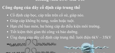 Dây Cố Định Cáp Trung Thế Hà Nội – Hoàng Anh JSC Giá Tốt, Sẵn Hàng