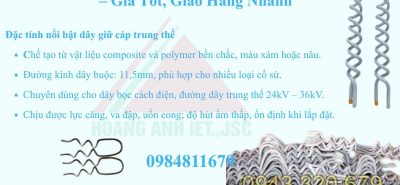 Dây Giữ Cáp Trung Thế Lào Cai + Yên Bái – Giá Tốt, Giao Hàng Nhanh