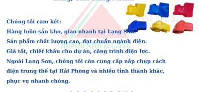 Nắp Chụp Cách Điện Lạng Sơn – Cung Cấp Chính Hãng, Giao Hàng Nhanh