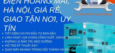Thuê Máy Phát Điện Hoàng Mai, Hà Nội, Giá Rẻ, Giao Tận Nơi, Uy Tín