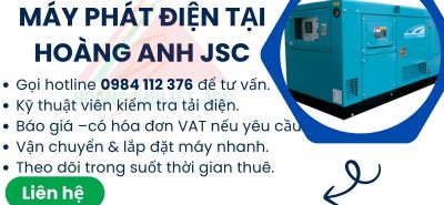 Dịch vụ cho thuê máy phát điện giá tốt tại Hạ Bằng – tư vấn chọn máy, giao tận nơi, bảo trì miễn phí.