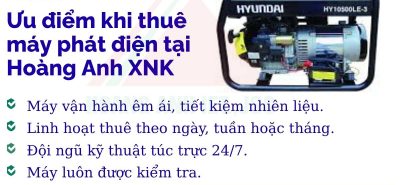 Cho thuê máy phát điện Tây Phương Thạch Thất Hà Nội – Hoàng Anh JSC cung cấp máy phát điện 50kVA–500kVA, giao nhanh 24/7