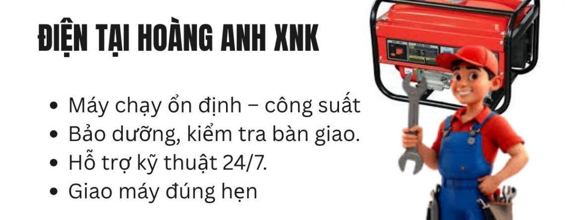 thuê máy phát điện Thanh Xuân giá rẻ 30kVA–40kVA–50kVA