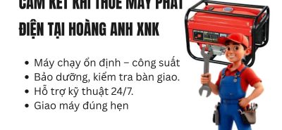 thuê máy phát điện Thanh Xuân giá rẻ 30kVA–40kVA–50kVA
