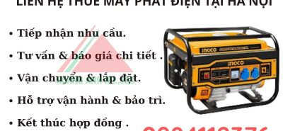 Thuê Máy Phát Điện Rẻ Thường Tín 30kVA–50kVA