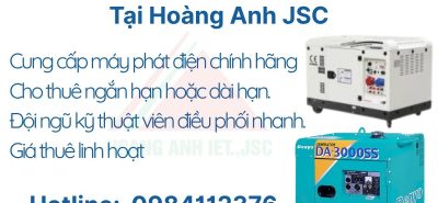 Ưu Điểm Khi Thuê Máy Phát Điện Tại Hoàng Anh JSC
