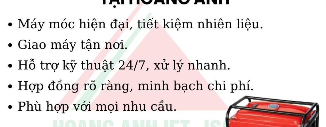 Thuê Máy Phát Điện Công Nghiệp Tại hoàng Anh JSC