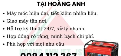 Thuê Máy Phát Điện Công Nghiệp Tại hoàng Anh JSC