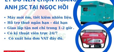 thuê máy phát điện 30kVA, thuê máy phát điện 50kVA, cho thuê máy phát điện giá rẻ Thanh Trì, thuê máy phát điện Hà Nội