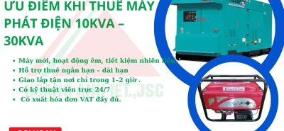 Ưu điểm khi thuê máy phát điện tại Phú Diễn