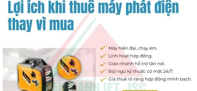 Ưu điểm khi thuê máy phát điện Hoàng Anh XNK tại Đông Ngạc