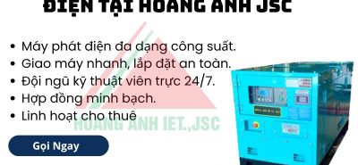 Thuê Máy Phát Điện Rẻ Hoài Đức, Hà Nội 50kVA – 500kVA, Giá Rẻ 24/7