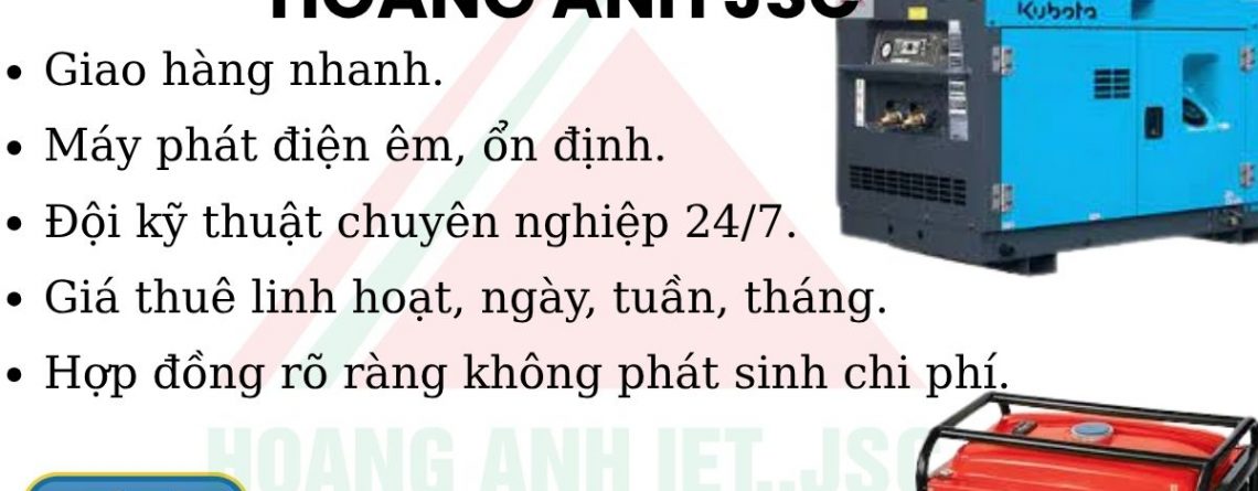 thuê máy phát điện Phúc Lợi, thuê máy phát điện 30kVA, thuê máy phát điện 50kVA