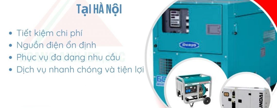Thuê máy phát điện gia đình tại Yên Hòa
