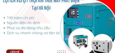 Thuê máy phát điện gia đình tại Yên Hòa