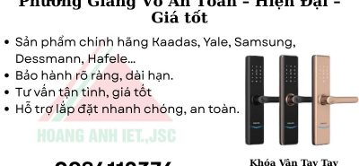 Dịch Vụ Lắp Khóa Thông Minh Tại Phường Giảng Võ An Toàn – Hiện Đại – Giá tốt