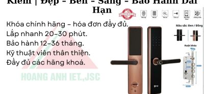 Lắp Khóa Thông Minh Cửa Nam – Hoàn Kiếm | Đẹp – Bền – Sang – Bảo Hành Dài Hạn