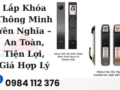 Lắp Khóa Thông Minh Yên Nghĩa – An Toàn, Tiện Lợi, Giá Hợp Lý
