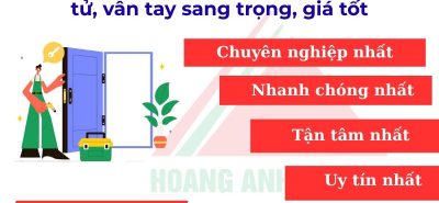 Thay khóa cửa nhà Đống Đa – khóa điện tử, vân tay sang trọng, giá tốt