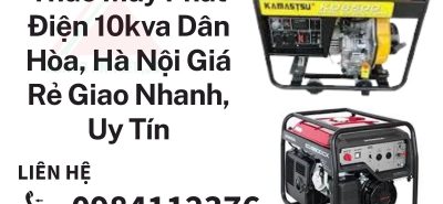 Dịch vụ thuê máy phát linh hoạt tại Hà Nội (theo ngày – tuần – tháng)