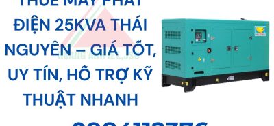 Thuê Máy Phát Điện 25kVA Cho Nhà Hàng Quảng Ninh