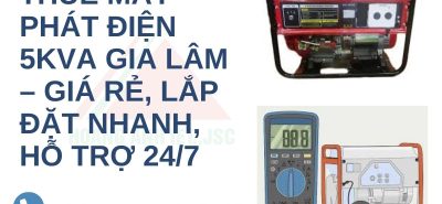 Thuê Máy Phát Điện 5kVA Gia Lâm – Giá Rẻ, Lắp Đặt Nhanh, Hỗ Trợ 24/7