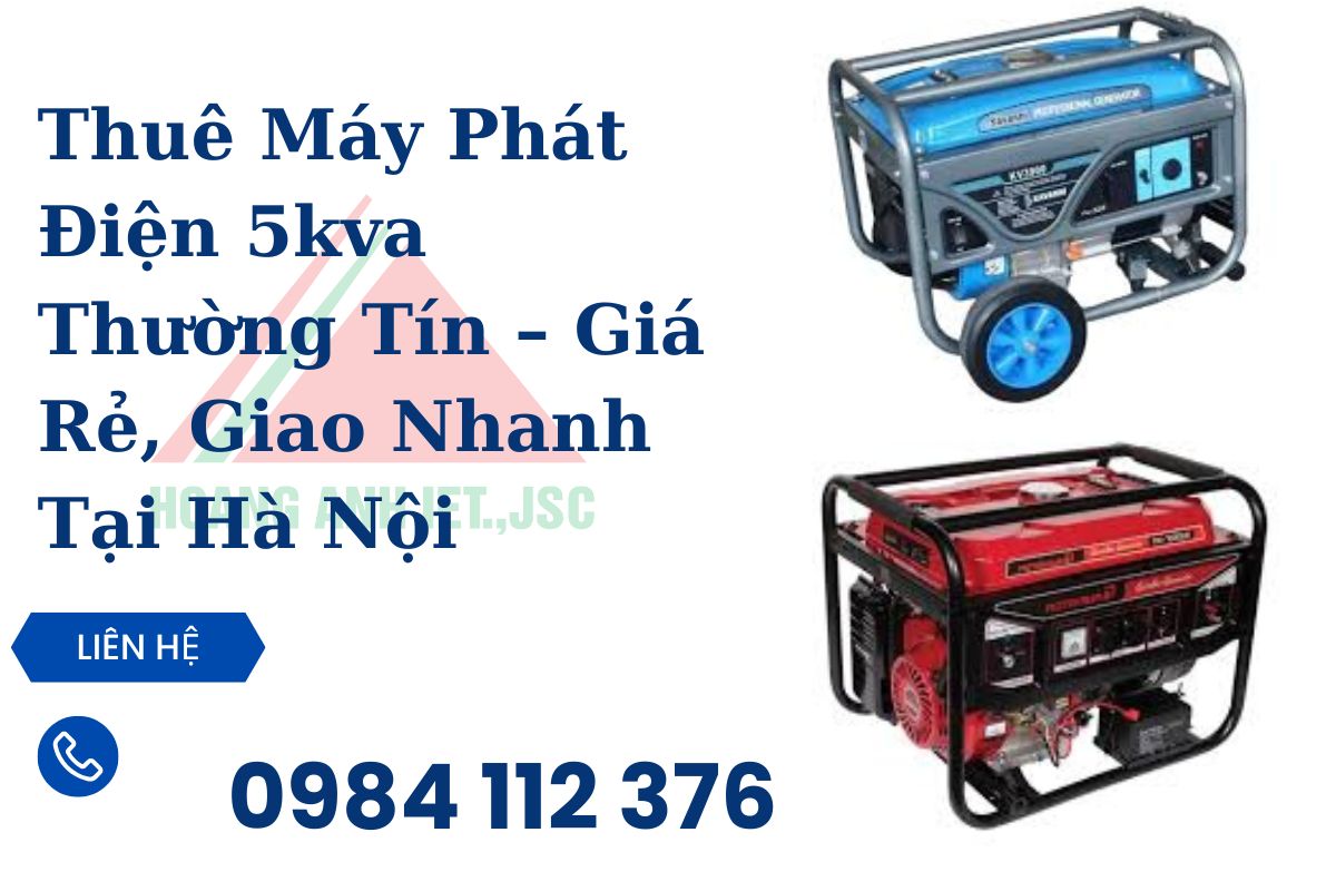 THUÊ MÁY PHÁT ĐIỆN 3 PHA CÔNG SUẤT LỚN CHO CÔNG TRÌNH