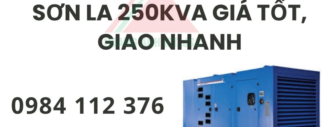 Thuê máy phát điện Sơn La 250kVA giá tốt, giao nhanh