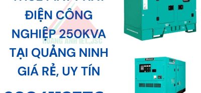 Thuê máy phát điện 250kVA Quảng Ninh | Hoàng Anh JSC