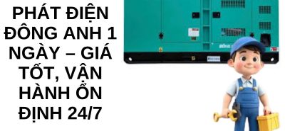 Thuê Máy Phát Điện Đông Anh 1 Ngày Giá Tốt, Giao Nhanh 24/7