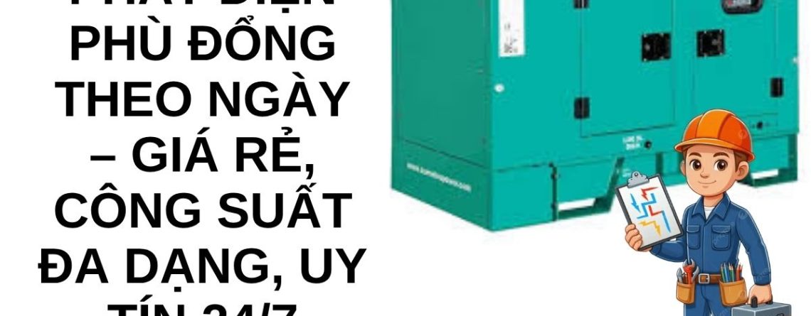 Thuê Máy Phát Điện Phù Đổng 1 Ngày – Đa Dạng Công Suất, Uy Tín