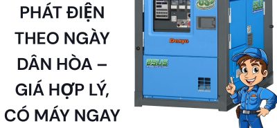 Thuê Máy Phát Điện Dân Hòa Giá Rẻ – Giao Nhanh Trong Ngày