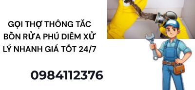 Gọi Thợ Thông Tắc Bồn Rửa Phú Diễn – Xử Lý Nhanh, Giá Tốt 24/7