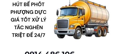 Dịch Vụ Hút Bể Phốt Phượng Dực Hà Nội Uy Tín – Thi Công Sạch, Hỗ Trợ 24/7