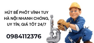 Hoàng Anh JSC hút bể phốt Vĩnh Tuy Hà Nội – Xử lý nhanh, báo giá minh bạch, phục vụ 24/7