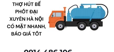 Dịch Vụ Hút Bể Phốt Đại Xuyên Hà Nội Uy Tín, Thi Công Sạch Sẽ 24/7