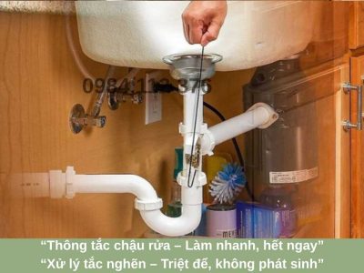 Thông Tắc Bồn Rửa Khương Đình Hà Nội – Hỗ Trợ Nhanh, Không Đục Phá
