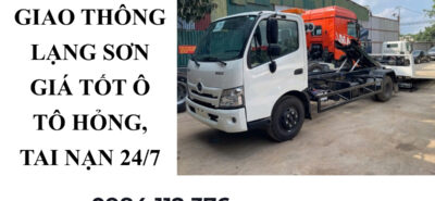 Cứu Hộ Ô Tô Lạng Sơn Giá Tốt – Cẩu Kéo Xe Tai Nạn 24/7
