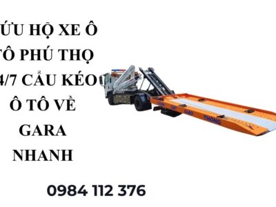 Cứu Hộ Xe Ô Tô Phú Thọ 247 Cẩu Kéo Ô Tô Về Gara Nhanh (1)