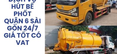Hút Bể Phốt Quận 6 Sài Gòn Giá Tốt, Phục Vụ 24/7 – Hoàng Anh JSC