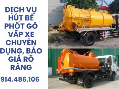 Công Ty Hút Bể Phốt Gò Vấp Uy Tín, Xe Hút Chuyên Dụng, Có VAT
