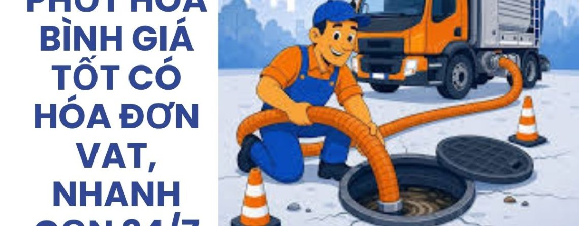 Hút Bể Phốt Hòa Bình Giá Tốt, Có Hóa Đơn VAT, Nhanh Gọn 24/7