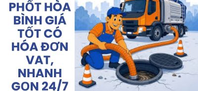 Hút Bể Phốt Hòa Bình Giá Tốt, Có Hóa Đơn VAT, Nhanh Gọn 24/7