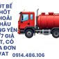 Hút Bể Phốt Khoái Châu Hưng Yên 24/7 Giá Tốt, Có Hóa Đơn VAT