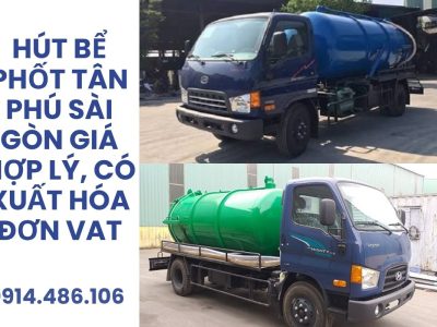 Hút Bể Phốt Quận 12 Sài Gòn 24/7 Giá Tốt, Có VAT | Hoàng Anh JSC