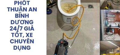 Hút Bể Phốt Thuận An Bình Dương 24/7 Giá Tốt, Xe Chuyên Dụng