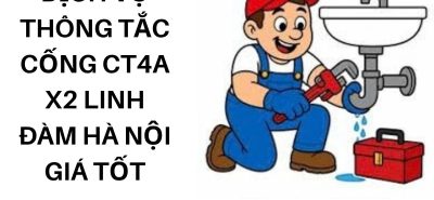 Thông Tắc Cống CT4A X2 Linh Đàm Hà Nội Uy Tín, Giá Tốt