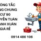 Thông Tắc Cống Chung Cư 90 Nguyễn Tuân Thanh Xuân Giá Rẻ